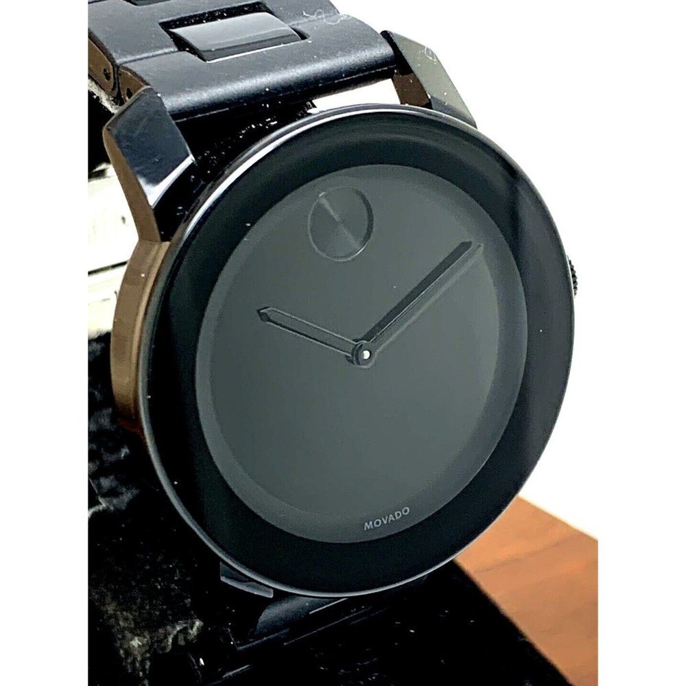 Movado Men's Watch 3600047 Bold Swiss Quartz Black Dial Stainless Steel …
